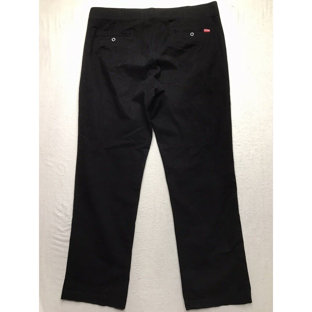DIXXON D-Flexx Pants Men 40x32 Black Stretch Casual Work Chino - Picture 2 of 16